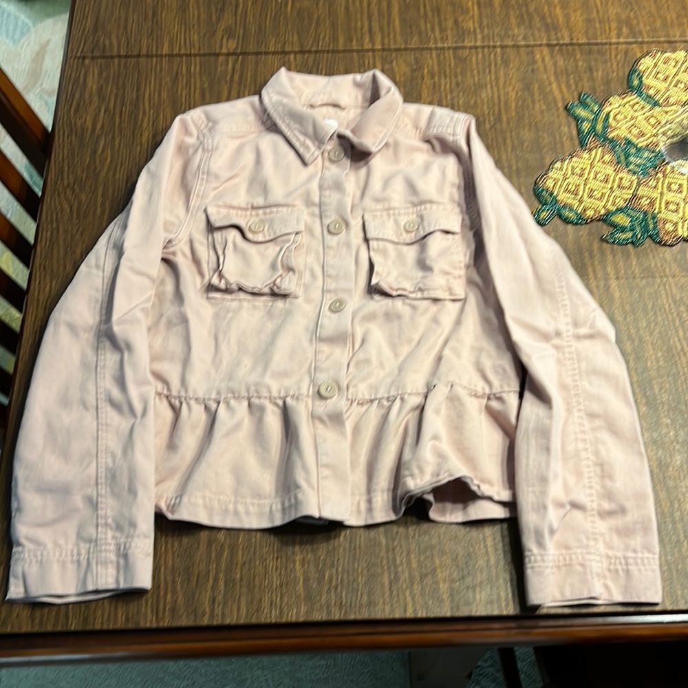 Gap Kids Pink Canvas Coat Size Girls Youth XXL